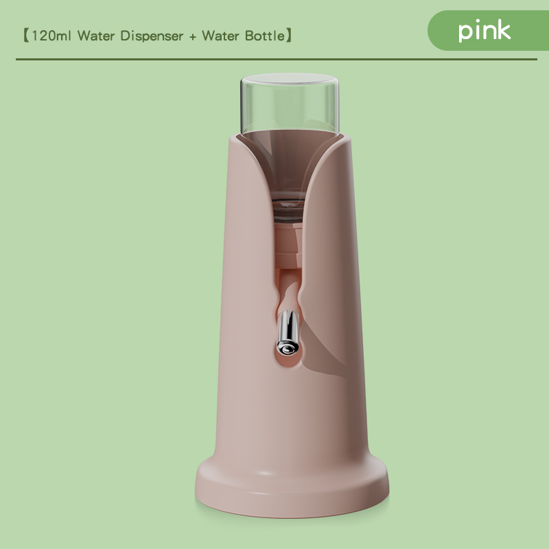 Pink Water Bottle + 120ml Bottle