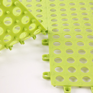 Anti Slip <b>Interlocking</b> <b>Floor</b> <b>Mat</b> Square Geometric Pattern Plastic Bath Kitchen Waterproof <b>Mat</b> for Bathroom Toilet Use - Product Image 4