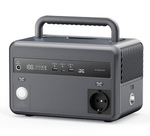 Générateur solaire portable de 300 watts, système de stockage d'énergie avec chargeur sans fil, unité d'alimentation portable - Product Image 1