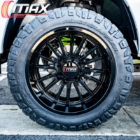 Jantes forgées Super Single 24x14 28x14 30x14 8x6.5 8x165.1 avec enjoliveurs flottants personnalisés pour Dodge Ram 3500 et GMC Sierra 3500HD