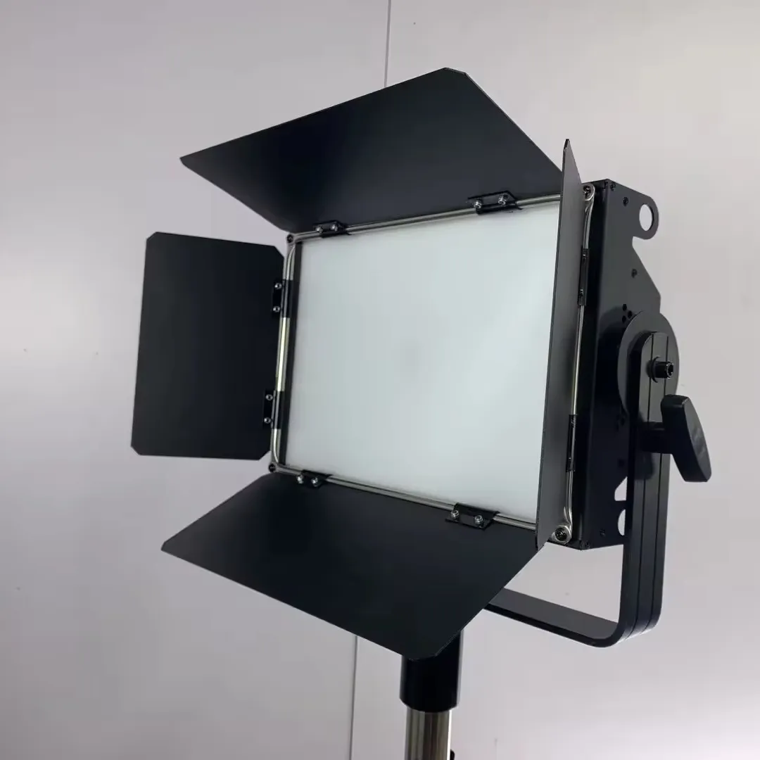 YS-192-WA LED 192 Video Light Kit offers professional bi-color dimmable controlled illumination with barn doors for camcorders