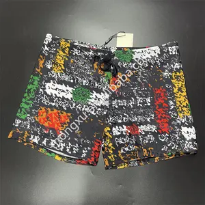 Double Mesh short sublimation 100% polyester high quality fitness custom mesh men short Barbwire Basketball gym shorts