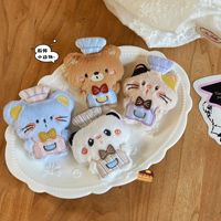 Porte-clés en peluche original et mignon, motif animal chef de dessin animé, petit panda Mi Doll, créatif et culturel, fabriqué à Yiwu, breloque de sac, 14 ans