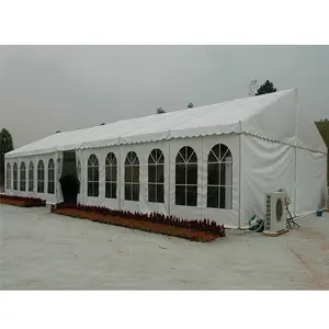 Baldacchino bianco della tenda del partito con la tenda delle pareti laterali per gli eventi del baldacchino