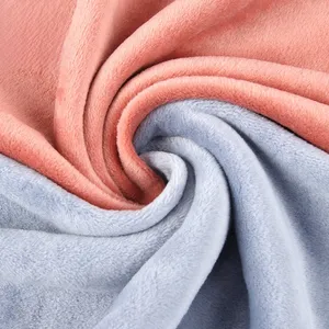 Çift taraflı facecloth çözgü örgü % 100Polyester kumaş örgü Net kumaş