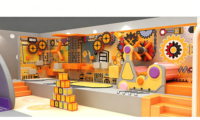 Murs de défis interactifs adaptés aux aires de jeux intérieures pour enfants - Jeux d'aventure d'escalade dans les parcs de loisirs - Parcours d'obstacles