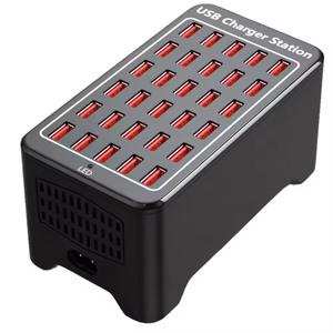 Estación de Carga USB de 30 Puertos para Hoteles y Escuelas, Enchufe de Corriente Multi-Puerto, Cargador de Pared de 150W, Cargador de Tomacorriente - Product Image 4