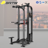 Máquinas de selección de carga con pin de acero BrtwCommercial para entrenamiento de dominadas, asistencia para dips/levantes de pecho para gimnasio