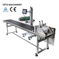Machines de marquage laser CO2 portables pour métaux, avec codeur CO2 et convoyeur pour numérotation par lots