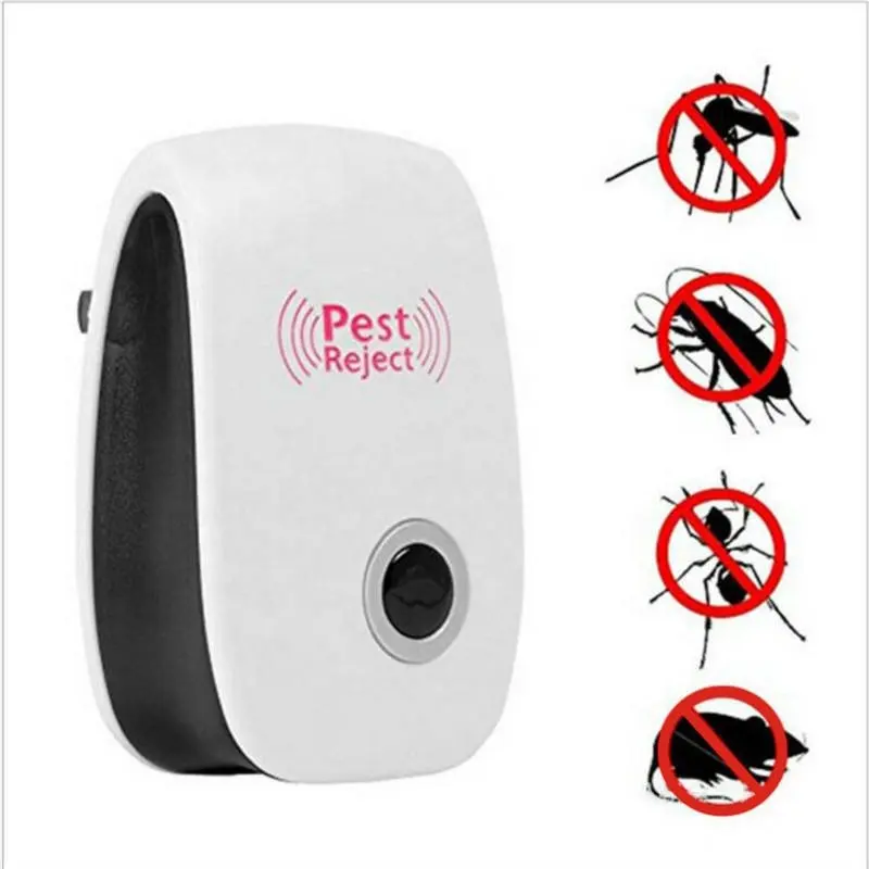 Best Selling Ultrasonic Repeller Reject Electronic Mosquito Killer Light Trap Lamp Repellant Pest Control with plug