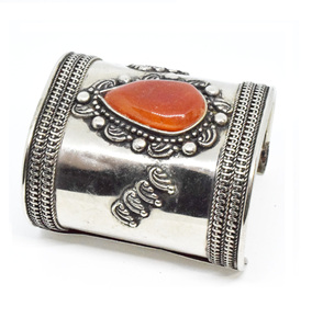 Pulsera de latón turco de 20 mm, estilo coreano, geométrica, estilo reina, joyería familiar, chapada en plata, brazalete Dubai - Product Image 4