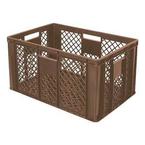 1250x640x60mm H 320 mm Chariot à main marron avec panier en plastique Capacité de charge 200 kg OEM Personnalisable - Product Image 4