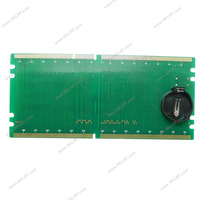 Carte de diagnostic LED pour analyseur de fentes de mémoire DDR4 DIMM de carte mère d'ordinateur de bureau pour la réparation informatique