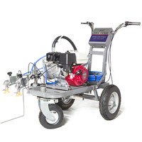 Machine de marquage routier à pompe à diaphragme PT-4090 pour simplifier l'aménagement des parkings