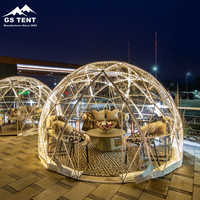 Iglo igloo iglu para eventos navideños, club nocturno, día, fiesta, marquesina