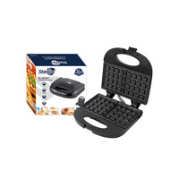 Gaufrier et appareil à sandwichs électrique portable multifonctionnel 750W en plastique, chauffage double face, norme européenne