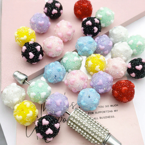 ลูกปัดพลาสติกหลากสีวิบวับ ANTAISEN 51176 รูปหัวใจจิ๋วน่ารัก สำหรับตกแต่ง DIY อุปกรณ์ทำเครื่องประดับ ของขวัญคริสต์มาส ทำมือ - Product Image 3