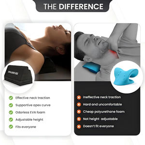 Bloc de Traction orthopédique <span class=keywords><strong>cervical</strong></span> alignement ferme de la colonne vertébrale et du cou dispositif de Traction cervicale et oreiller de civière de cou pour le soulagement de la douleur - Product Image 6