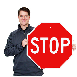 من المصنع مباشرة تحذير حركة مرور ألومنيوم عاكس مخصص من أجل السلامة - Product Image 1