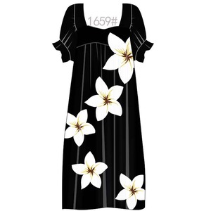 Tela de Poliéster Suave y Transpirable con Estampado Digital de Flores Isleñas de Alta Calidad Estilo <span class=keywords><strong>Polinesia</strong></span> para Camisas y Sarongs - Product Image 2