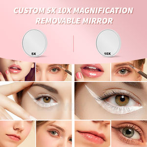 Miroir Cosmétique de Table avec Lumière LED Miroir de Maquillage avec Ampoules 58x46cm Chargement USB Type-C Certifié CE Miroir Personnalisé - Product Image 3