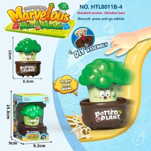 Nouvelle vente chaude 2026 : Voiture de course à pousser en plastique pour bébés et tout-petits, motif légumes, sans piles - Product Image 4