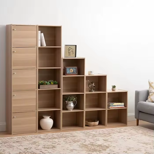 Muebles para el Hogar, Vitrina de Vidrio y MDF Personalizada, Diseño Moderno HKY-07, Librería de MDF HKY-07 - Product Image 5