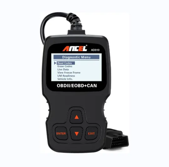 AD310 Classic Enhanced Universal OBD II Scanner Lecteur de code de défaut de moteur de voiture PEUT Outil d'analyse de diagnostic-Noir