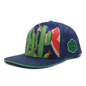 Gorra de Béisbol Unisex de Alta Calidad con Diseño Moderno y Elegante con Estampado de Cactus en Color Brillante, Estilo Hip POP Urbano - Product Image 2