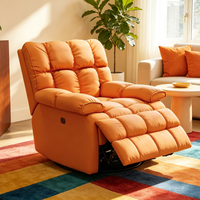 Moderner Quadratischer Stoff-Loungesessel Komfortabler Einzelsitz-Sofa Minimalistischer Freizeitsessel für Wohnzimmer Apartment Hotel