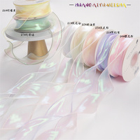 Shinewrap Usine Bas Prix 10 Yard Coloré Gaze Ondulant Ruban Beau Rouleau De Ruban Pour Fleur Cadeau Emballage Cadeau Arcs Rubans