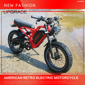 Bicicleta Eléctrica de Montaña Akez de Alto Rendimiento, 1500W, Neumáticos Anchos, Cruiser para Adultos, 7 Velocidades, Cuadro de Aluminio, 52V, 7 Velocidades - Product Image 2