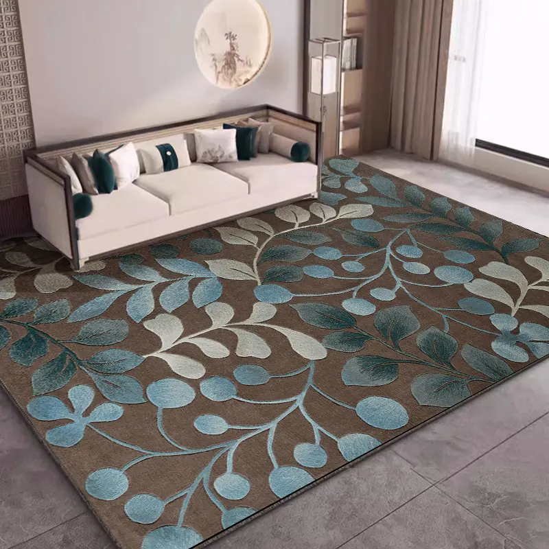 Alfombras de terciopelo lavables a máquina para sala de estar alfombra personalizada alfombras impresas en 3D alfombras de lujo sala de estar grande