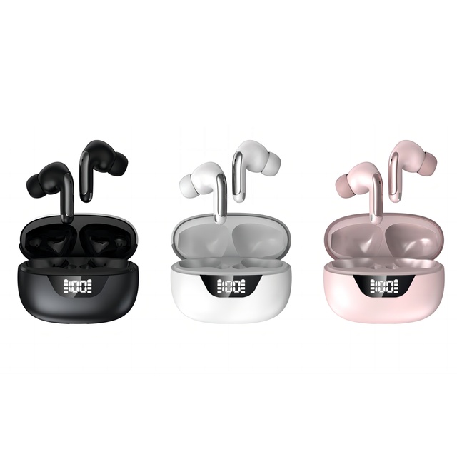 High Quality In-Ear TWS Wireless Earbuds for 5.3 HiFi Stereo LED Display ANC IPX4 Waterproof Low Latency Gaming Touch