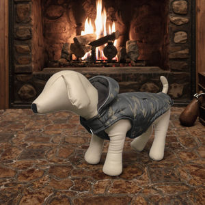 Vente en gros de vêtements design <span class=keywords><strong>pour</strong></span> chiens Vestes en polyester imperméables style rayé traditionnel <span class=keywords><strong>pour</strong></span> chiens Vêtements d'hiver <span class=keywords><strong>pour</strong></span> animaux de compagnie - Product Image 1