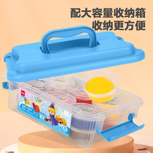 Deli Genius Soft Clay Set 12 Colors With Storage Box For Children Art Craft Education - Product Image 4