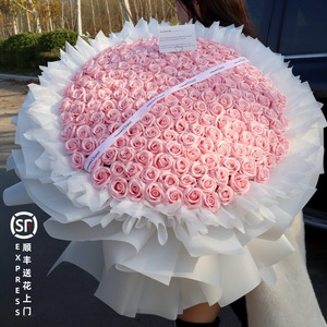 Boîte à fleurs cadeau Saint-Valentin pour anniversaire Graduation Noël Thanksgiving Home Deco Eternal Flower Gift - Product Image 2