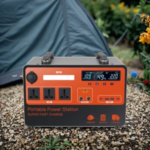 सीजे/ओएम फैक्टरी बिक्री पोर्टेबल पावर स्टेशन इनबिल्ट 1700w/2000w लिथियम आयन बैटरी स्टैंडअप मोड और एलसीडी डिस्प्ले के साथ - Product Image 2