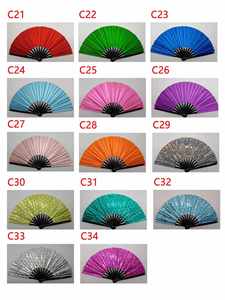 Abanico Plegable Chino de Estilo Antiguo, Ecológico, de PVC Holográfico y Bambú, Pintado en Varios Colores, Ideal para Bodas y Fiestas - Product Image 6