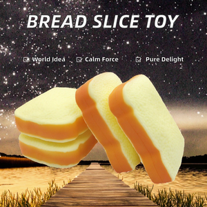 ของเล่นขนมปังแปลกใหม่ JO Novelty Exotic Bread Slices ของเล่นจำลองอาหาร บรรจุแป้ง ฟื้นตัวช้า บรรเทาความเครียด TPR สำหรับเด็กผู้ชายอายุ 14 ปีขึ้นไป ได้รับการรับรอง - Product Image 2