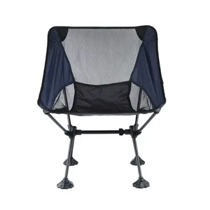 Chaise de Camping pliable Portable avec Logo personnalisé, vente en gros