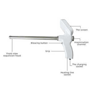 Instrumento de Inseminação Veterinária Portátil de Alta Definição JZ-TMAIE01 para Inseminação de Sêmen Bovino - Product Image 4