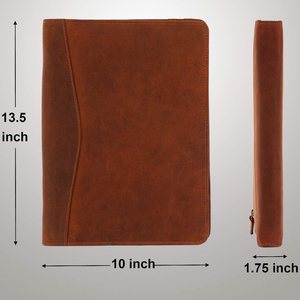 Chuyên Nghiệp Bền PU Da Danh Mục Đầu Tư Tổ Chức Cho Nam Giới Và Phụ Nữ Padfolio Tài Liệu Túi Tập Tin Thư Mục Kinh Doanh Thiết Yếu - Product Image 3