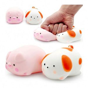 Nuevo Juguete Antiestrés Kawaii de Estilo Japonés, Set de Postres de Tarta y Cereza, Juguetes para Apretar con Material de Silicona, Regalo Unisex - Product Image 1