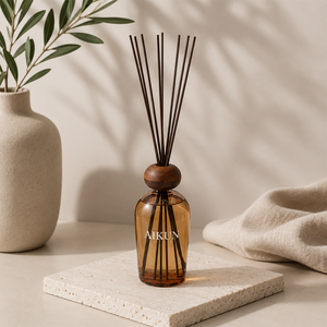 Aikun 2000ml Large Capacity Glass Reed <b>Diffuser</b> Set with Rattan Sticks for Luxury Home Hotel Fragrance Gift Box Wholesale - Product Image 2
