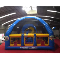 Château gonflable commercial de grande taille, structure de saut, dôme gonflable, tente gonflable, trampoline pour enfants, capacité 300-500 kg, matériau PVC