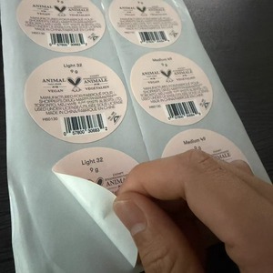 ฉลากเครื่องสำอางแบบปรับแต่งได้, สติกเกอร์กระดาษสังเคราะห์กันน้ำและกันน้ำมันพร้อมเคลือบเงา, ชุดเครื่องสำอางส่วนตัว - Product Image 2