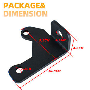 Soporte de Montaje para Antena CB en Llanta de Repuesto para Modelos Unlimited <span class=keywords><strong>Rubicon</strong></span> Sahara JK de 2/4 Puertas, 2007-2018 - Product Image 4