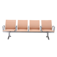 Banc d'attente d'hôpital, chaise d'aéroport de type lien, sièges publics pour salle d'attente médicale intérieure