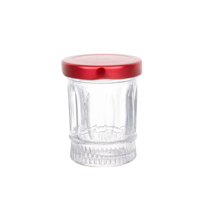 Venta al por Mayor de Frascos de Vidrio Transparentes Redondos de 40 ml <span class=keywords><strong>para</strong></span> Nido de Pájaro, Frascos Vacíos <span class=keywords><strong>para</strong></span> Mermelada, Gelatina y Pudín <span class=keywords><strong>con</strong></span> Tapas Metálicas - Product Image 2